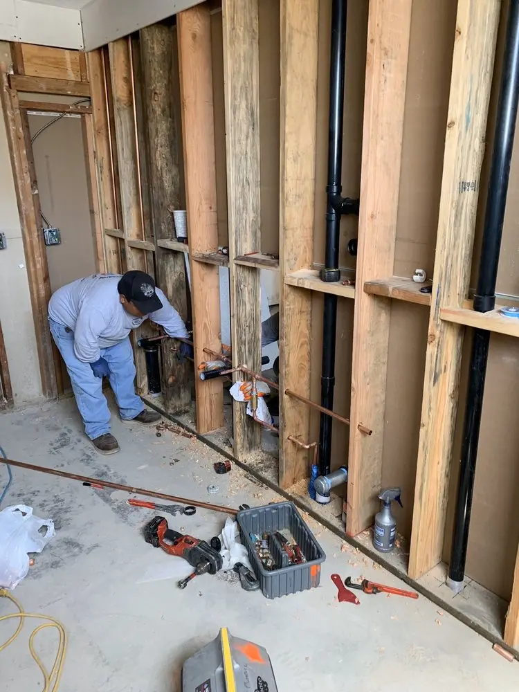 Commercial rough-in plumbing for Gas Line Repair in Chelsea Place